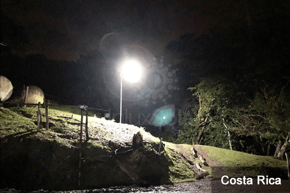 Iluminando una Finca en Costa Rica